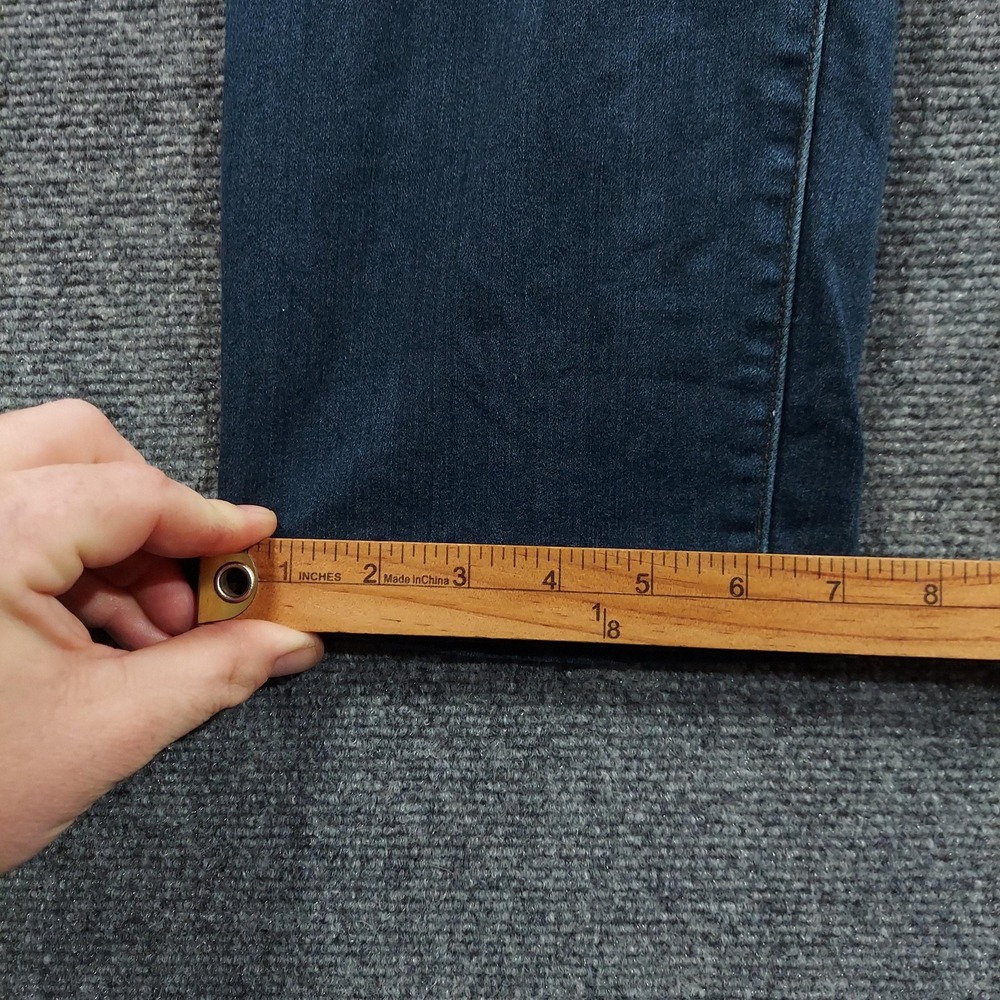 Liverpool The Crop Jeans Womens 20W Plus Blue Medium Wash Elastic Waist Pull On - Picture 11 of 12